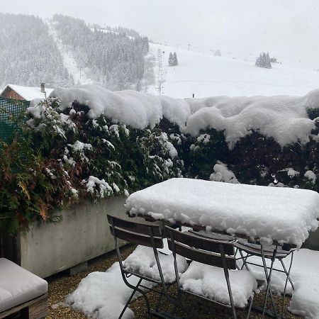Appartement Cosy Avec Terrasse Sud - Proche Village La Clusaz Dış mekan fotoğraf